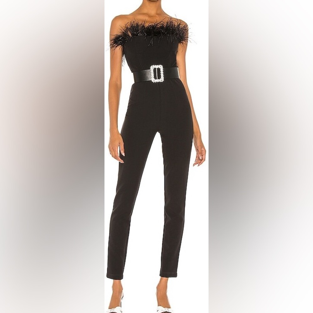 Bronx and Banco x REVOLVE Lola Feather Jumpsuit
